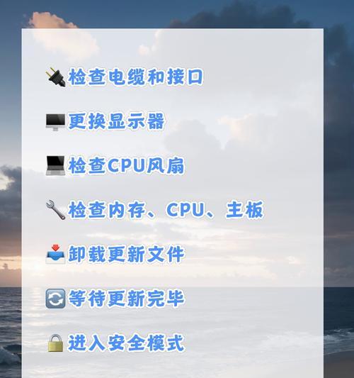 电脑黑屏显示器无响应怎么修复？数据丢失怎么办？  第3张